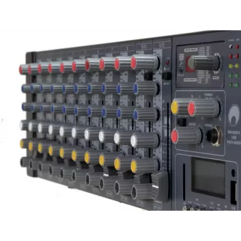 Mixer Omnitronic RM-1422FX 12 Kanäle 20 - 20000 Hz Schwarz