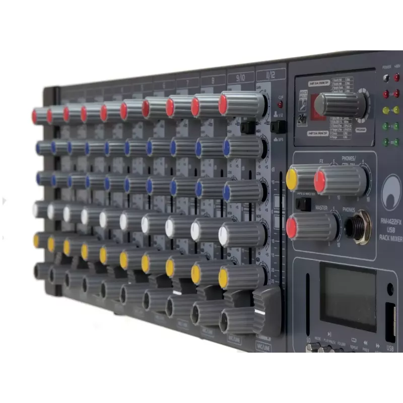 Mixer Omnitronic RM-1422FX 12 Kanäle 20 - 20000 Hz Schwarz
