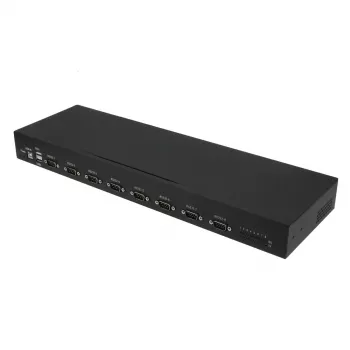 RealPower 284513 Seriell-Umsetzer/Repeater/Isolator USB 2.0 RS-232 Schwarz