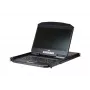 ATEN 16P Short Depth Single Rail LCD KVM SW, 47 cm (18,5 Zoll), 1366 x 768 Pixel, TFT-LCD, 250 cd/m², 1000:1, 170°