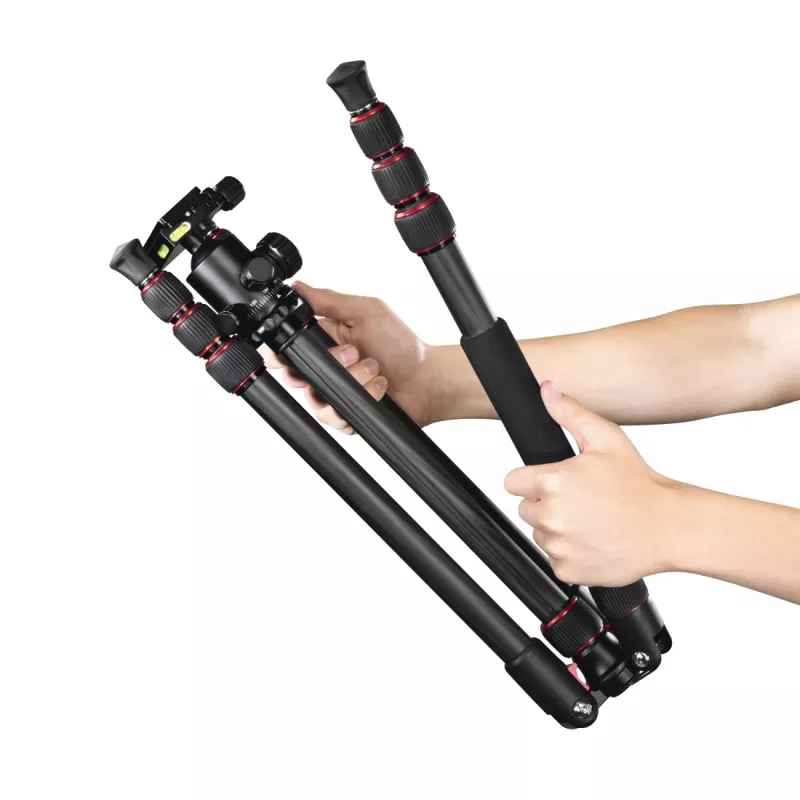 Hama Ramble II Duo Carbon Stativ Smartphone/Digitalkamera 4 Beine 8 kg Tragfähigkeit
