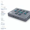 ACT Dual HDMI Eingang USB-C Video Switcher 60Hz Grau