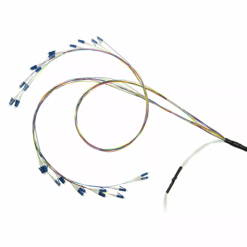 ACT 140 Meter Singlemode 9/125 OS2 Innen-/Außenkabel 24 Fasern mit LC-Steckern