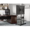 Mobiler TV-Wagen EQUIP 50 Zoll–90 Zoll mit Pegboard-Regal, VESA 200x200–600x400, 60 kg, schwarz