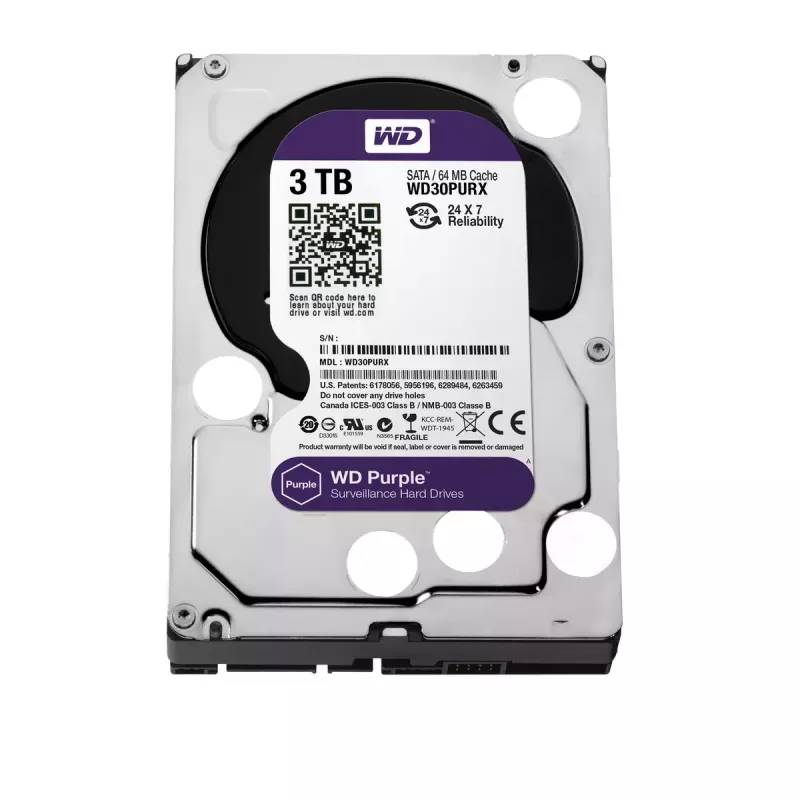 HDD Western Digital 3 TB 3,5 Zoll SATA WD30PURX