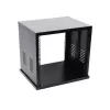 Freistehendes Rack Roadinger 30103164 6HE Kapazität 50 kg Schwarz