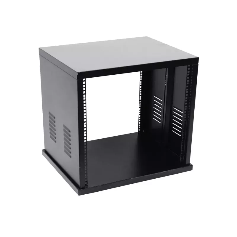 Freistehendes Rack Roadinger 30103164 6HE Kapazität 50 kg Schwarz
