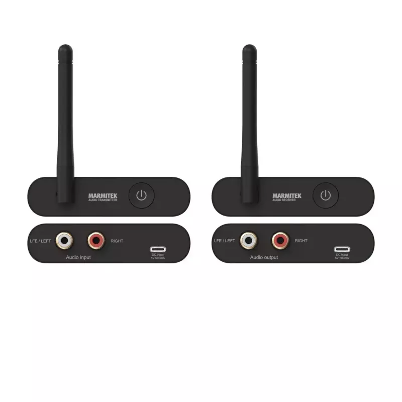 Marmitek Subwoofer Anywhere 640 – Kabelloser Audiosender und -empfänger für Subwoofer