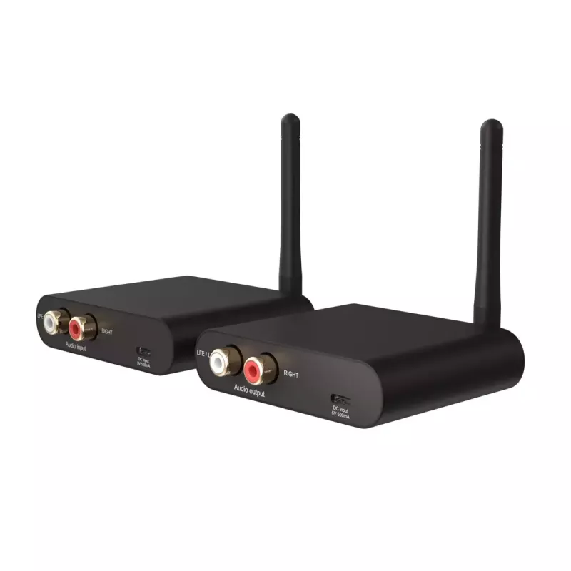 Marmitek Subwoofer Anywhere 640 – Kabelloser Audiosender und -empfänger für Subwoofer