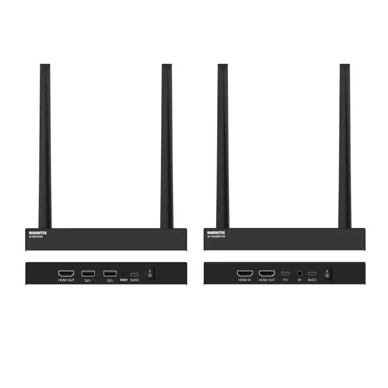 Kabelloser AV-Sender & -Empfänger Marmitek TV Anywhere 4K Schwarz