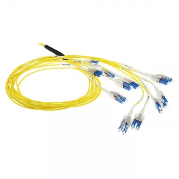 ACT 50 Meter Singlemode 9/125 OS2 vorkonfektioniertes Glasfaserkabel 24F LC Polarity Twist