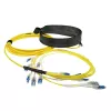 ACT 50 Meter Singlemode 9/125 OS2 vorkonfektioniertes Glasfaserkabel 24F LC Polarity Twist