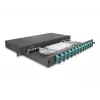 Glasfaser-Spleißgehäuse DeLOCK 67007 Schwarz Metall 482x220x44mm