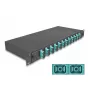 Glasfaser-Spleißgehäuse DeLOCK 67007 Schwarz Metall 482x220x44mm