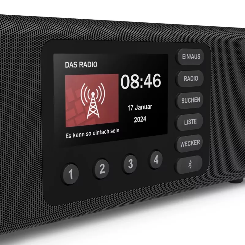 Personalradio Hama DR2002 Digital-Tuner DAB DAB+ FM 10W