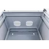 Intellinet 19 Zoll Netzwerkschrank - Wandmontage (Zweiteiliger Schwenkrahmen), 9U, 600 mm tief, Grau, Flatpack, max. 30 kg, Schwenkbar für Zugang zur Rückseite des Schranks bei Wandmontage, Rack, Nutztiefe 385 mm, Teile für Wandmontage nicht im Lieferumfang enthalten