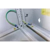 Intellinet 19 Zoll Netzwerkschrank - Wandmontage (Zweiteiliger Schwenkrahmen), 9U, 600 mm tief, Grau, Flatpack, max. 30 kg, Schwenkbar für Zugang zur Rückseite des Schranks bei Wandmontage, Rack, Nutztiefe 385 mm, Teile für Wandmontage nicht im Lieferumfang enthalten