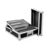 Flightcase Roadinger 3011157D Schwarz Silber