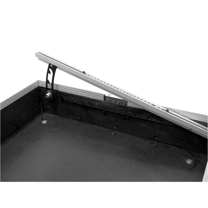 Flightcase Roadinger 3011157D Schwarz Silber