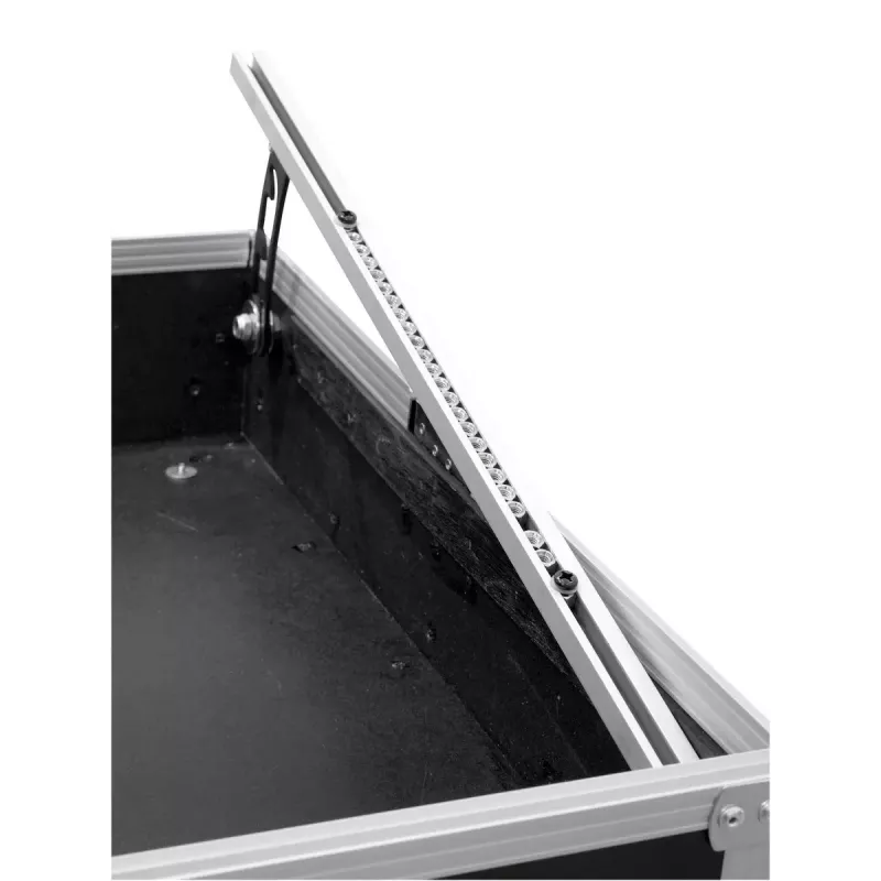 Flightcase Roadinger 3011157D Schwarz Silber