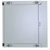 Intellinet 19-Zoll-Netzwerkschrank – Wandmontage (zweiteiliger Schwenkrahmen), 12HE, 600 mm tief, grau, Flatpack, max. 30 kg, schwenkt für Zugang zur Rückseite bei Wandmontage, Rack, nutzbare Tiefe 385 mm, Teile für Wandmontage nicht enthalten
