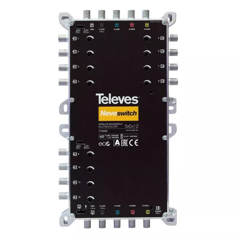 Satelliten-Multischalter Televes MS512C