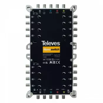 Satelliten-Multischalter Televes 714505 5 Eingänge 16 Ausgänge