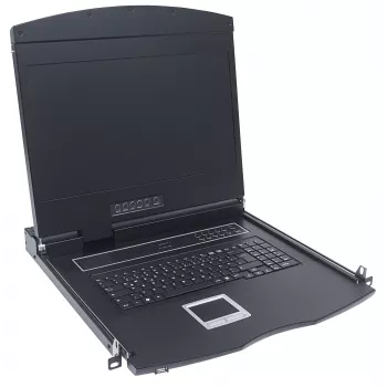 Intellinet 508025 Rack-Konsole 43,2 cm (17 Zoll) 1280 x 1024 Pixel Schwarz 1U