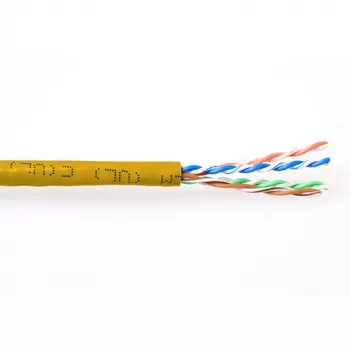 ACT CAT6 U/UTP Litzen-Patchkabel gelb 305 m