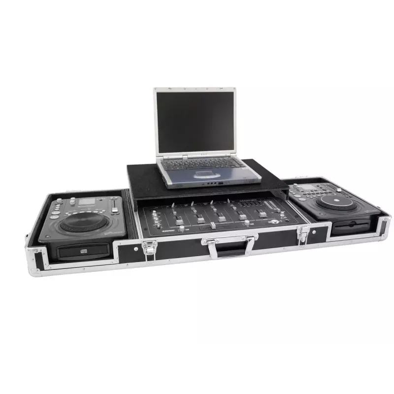 Flightcase Roadinger 3012534A Sperrholz Schwarz Silber 10,6 kg