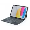 Epico Tastaturhülle mit Hintergrundbeleuchtung 43811101300017 für iPad 10.2, Grau