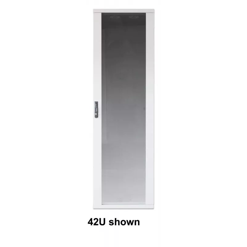 Intellinet 19 Zoll Netzwerkschrank – Freistehend (Basic), 42HE, 600x800mm (Breite x Tiefe), Grau, Flatpack, Max. 600kg, Ein-Punkt-Türschloss, Ein Schloss pro Seitenwand, Nutzbare Tiefe 123 bis 573mm, Rack, IP20, Stahl
