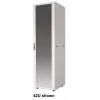 Intellinet 19 Zoll Netzwerkschrank – Freistehend (Basic), 42HE, 600x800mm (Breite x Tiefe), Grau, Flatpack, Max. 600kg, Ein-Punkt-Türschloss, Ein Schloss pro Seitenwand, Nutzbare Tiefe 123 bis 573mm, Rack, IP20, Stahl