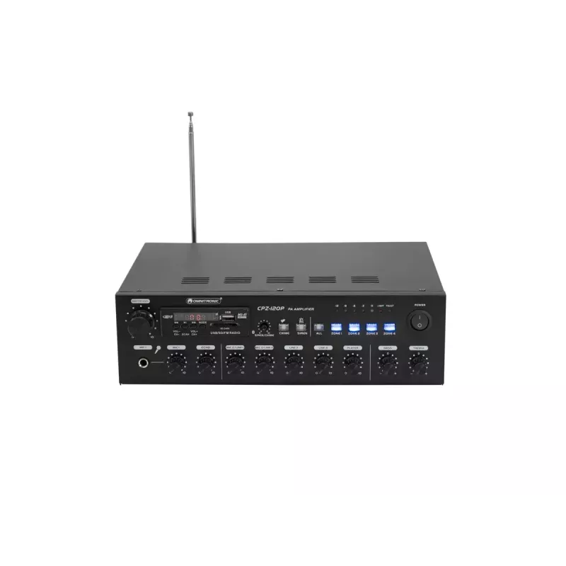 Audio-Verstärker Omnitronic 80709704 Performance/Bühne Schwarz