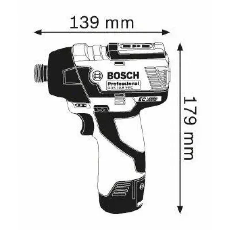 Schlagschrauber Bosch GDR 12V-110 Professional 1/4 Zoll 110 N⋅m 10,8 V