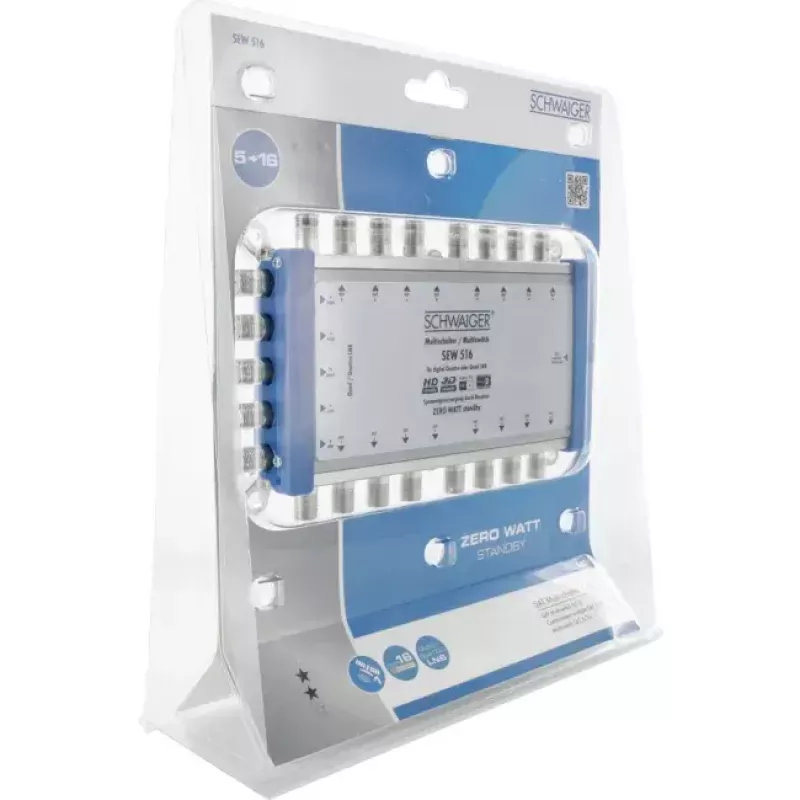 Satelliten-Multischalter Schwaiger SEW516 531 5 Eingänge 16 Ausgänge