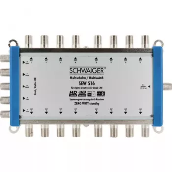 Satelliten-Multischalter Schwaiger SEW516 531 5 Eingänge 16 Ausgänge