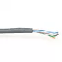 Kabel ACT CAT5E U/UTP PVC massiv grau 305 m