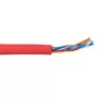 Patchkabel ACT CAT5E U/UTP Litze Rot 305 m