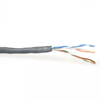Kabel ACT CAT5E U/UTP PVC massiv grau 500 m