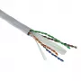 ACT Cat 6A U/UTP festes Installationskabel, PVC Eca 23AWG grau 305 Meter