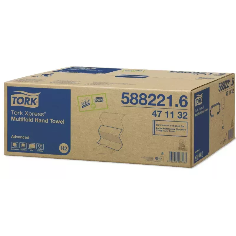Papierhandtücher Tork 471132 190 Blatt Weiß Hohe Saugfähigkeit