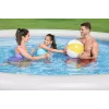 Stahlwandpool Bestway Fast Set Rund Aufblasbarer Pool-Set 4,57 m x 84 cm Fassungsvermögen 9677 L