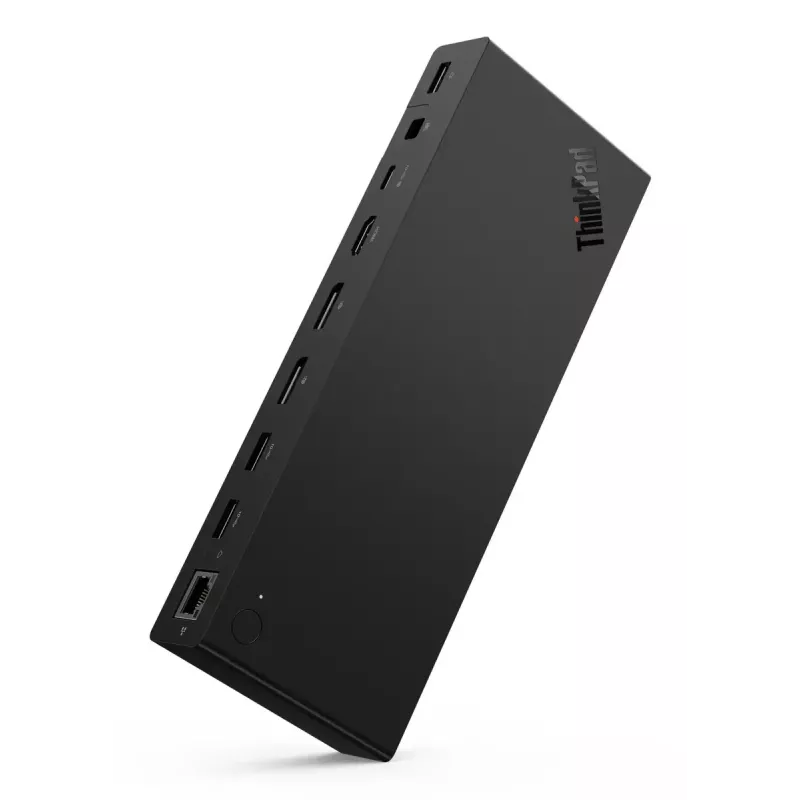 Dockingstation Lenovo ThinkPad USB4 Smart Dock 5500 — kabelgebunden USB4, 65W PD, Gigabit Ethernet, 4K@30Hz, 100W Netzteil, Eclipse Schwarz