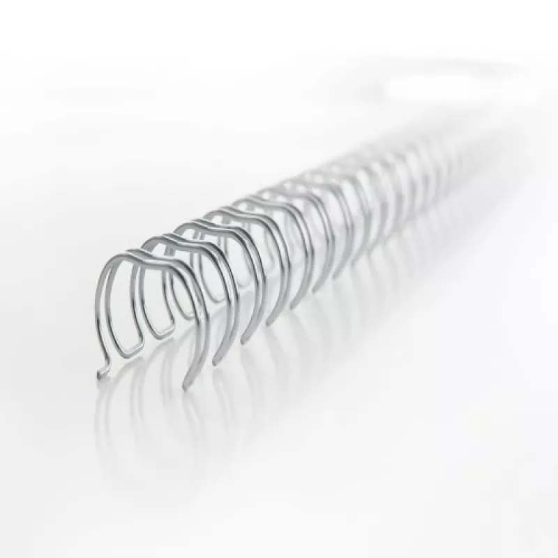 GBC WireBind-Drahtkämme 3:1 NO8 12,5 mm A4, Schwarz, 3 Blatt, Metall, A4, 1,25 cm, 280 mm