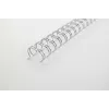 GBC WireBind Bindekämme 3:1 Nr.3 5mm Silber (100), Silber, 250 Blatt, Metall, A4, 379 g, 320 mm