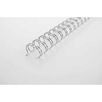 GBC WireBind Bindekämme 3:1 Nr.3 5mm Silber (100), Silber, 250 Blatt, Metall, A4, 379 g, 320 mm
