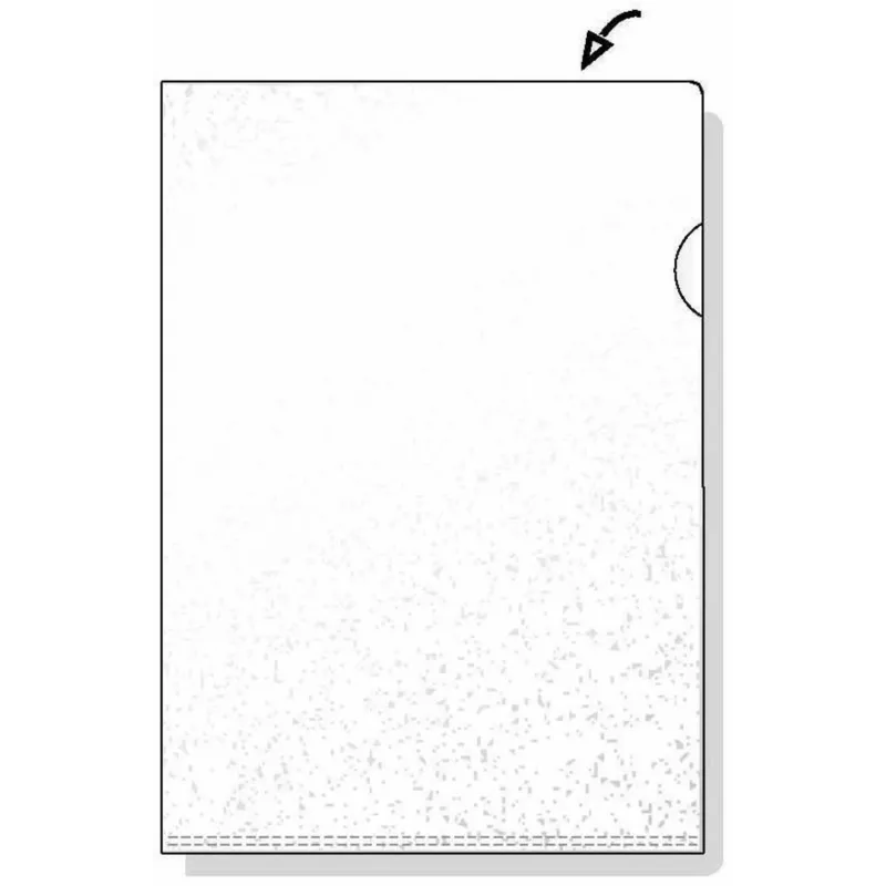 Rexel Embossed A4 L Folder Clear (100), A4, Polypropylen (PP), Transparent, 100 St., 221 mm, 311 mm