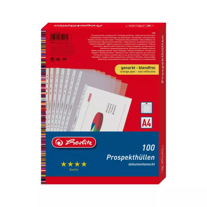 Klarsichthülle Herlitz 10840320 A4
