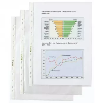 Rexel Pocket - Economy, 210 x 297 mm (A4), Transparent, Polypropylen (PP), Hochformat, 235 mm, 305 mm